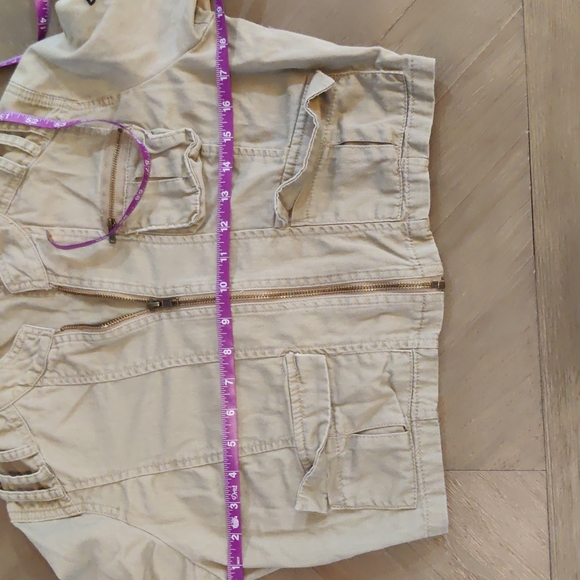 Army jacket crop top - Picture 2 of 5